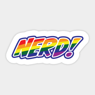 NERD PRIDE MONTH TEE Sticker